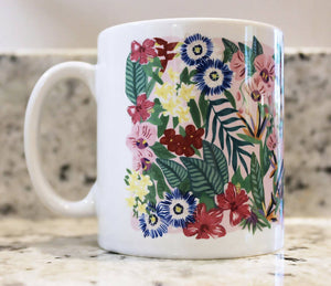 Tropical paradise print Mug