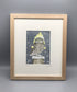 Bobbles - A Limited Edition Giclee Print, presented in a solid Oak Frame. By Jenny Davies