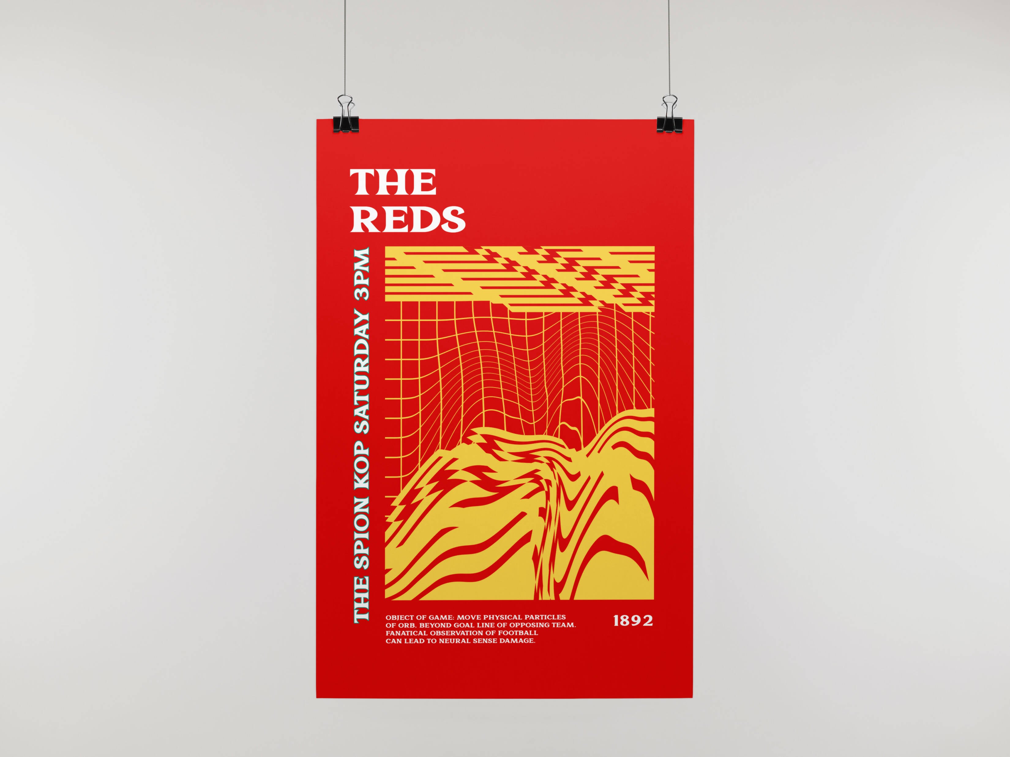Liverpool FC - Inspired Psychedelic Art Print in Red