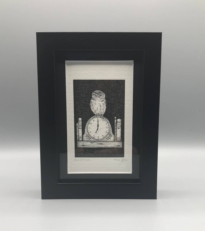 Owl O'Clock - Framed Limited Edition Print by Jenny Davies