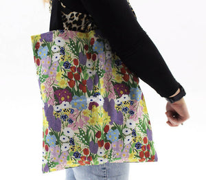 Spring floral Print Tote Bag