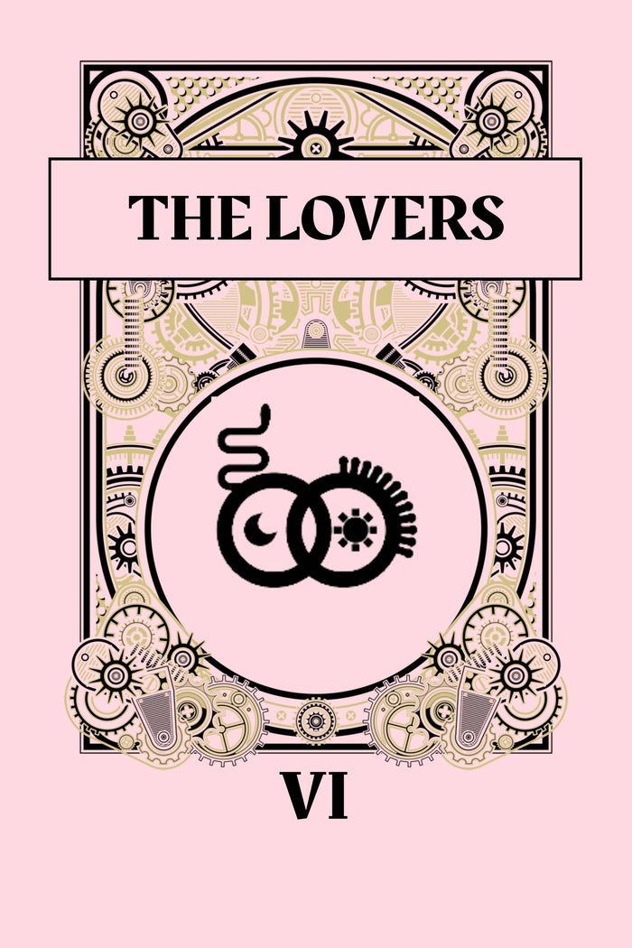 Tarot - The Lovers Postcard