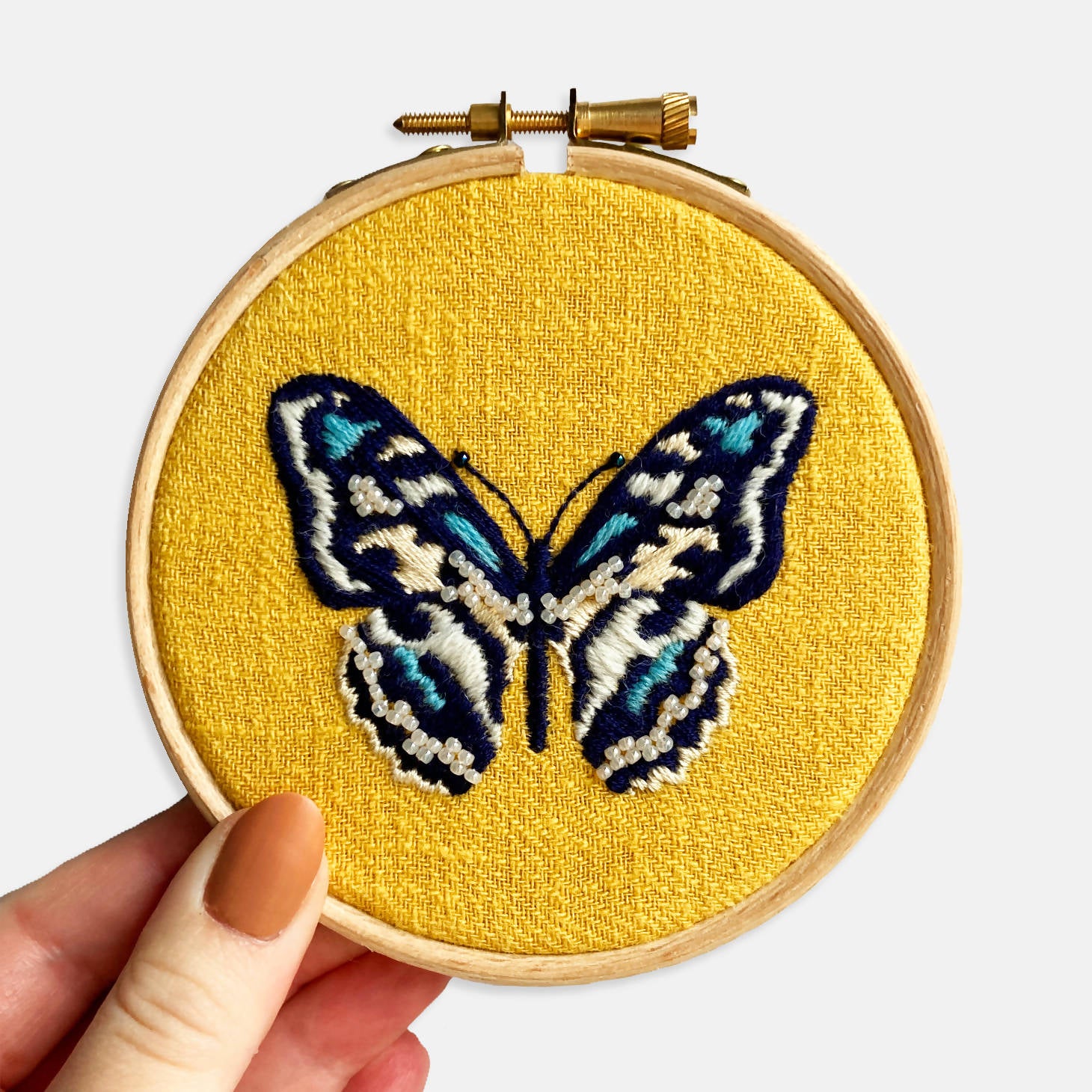 Butterfly Modern Embroidery Kit | Perfect for Beginners | Art & Soul