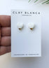 White Heart Studs