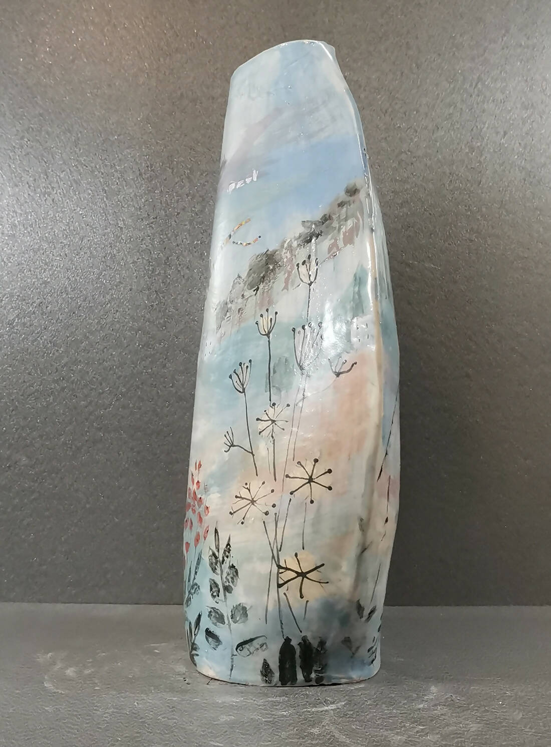 Mountain Village vase