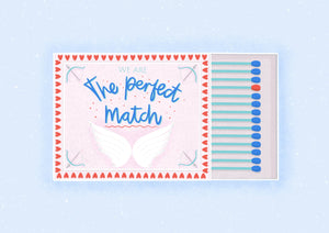 ‘We Are The Perfect Match’ Valentines/Anniversary Card