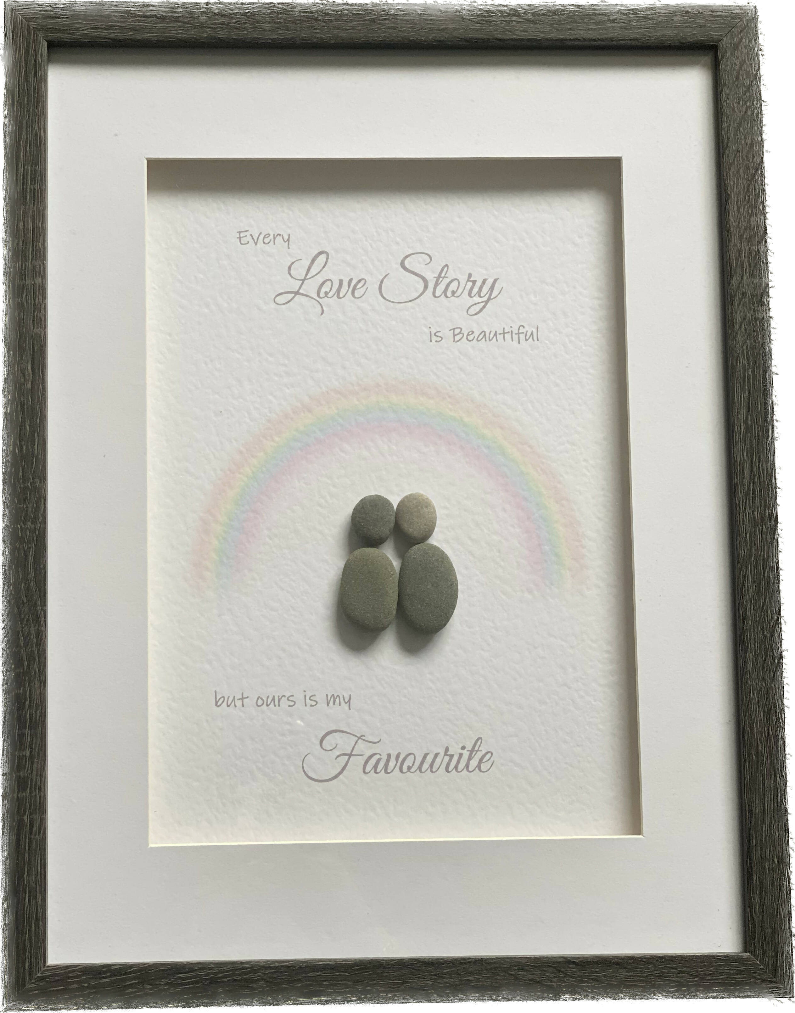 Every Love Story Couple Rainbow - Large