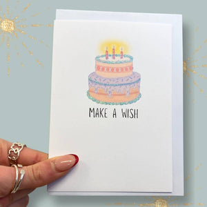 Make a Wish Card Cake
