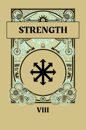 Tarot - Strength Postcard