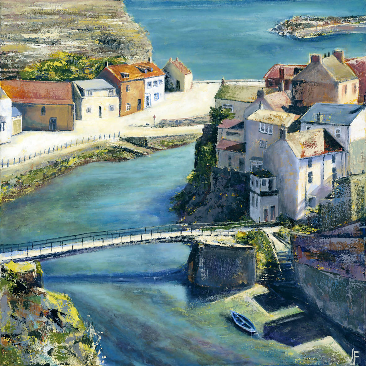 STAITHES, A SUMMER'S DAY - GICLEE PRINT