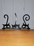 Large Black Three Cat Wall Hanging - 1101