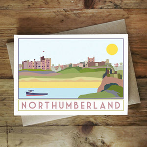 Northumberland Greetings Card