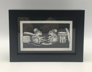 Partners In Crime - Framed Limited Edition Print - By Jenny Davies