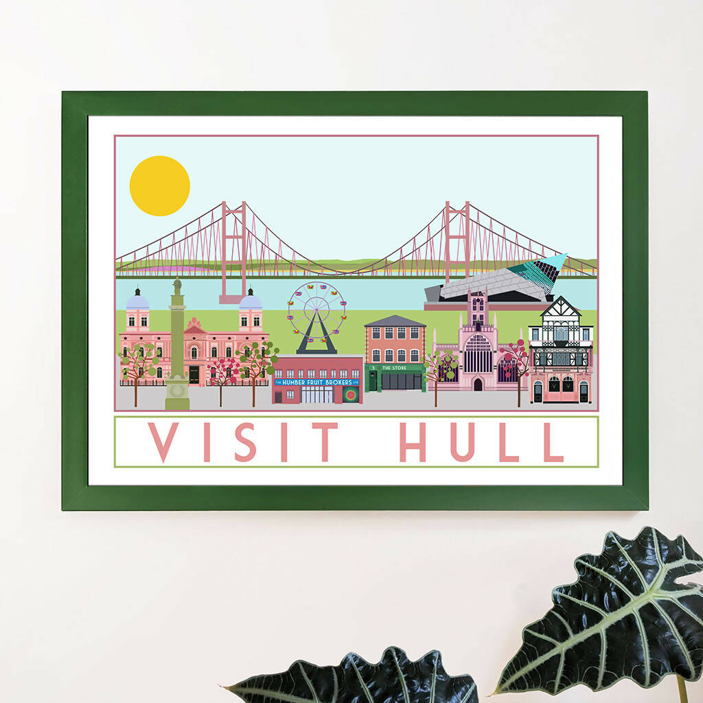 Visit Hull Travel Poster