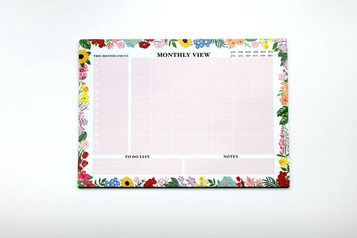 Monthly Planner tear off desk pad, Large A3