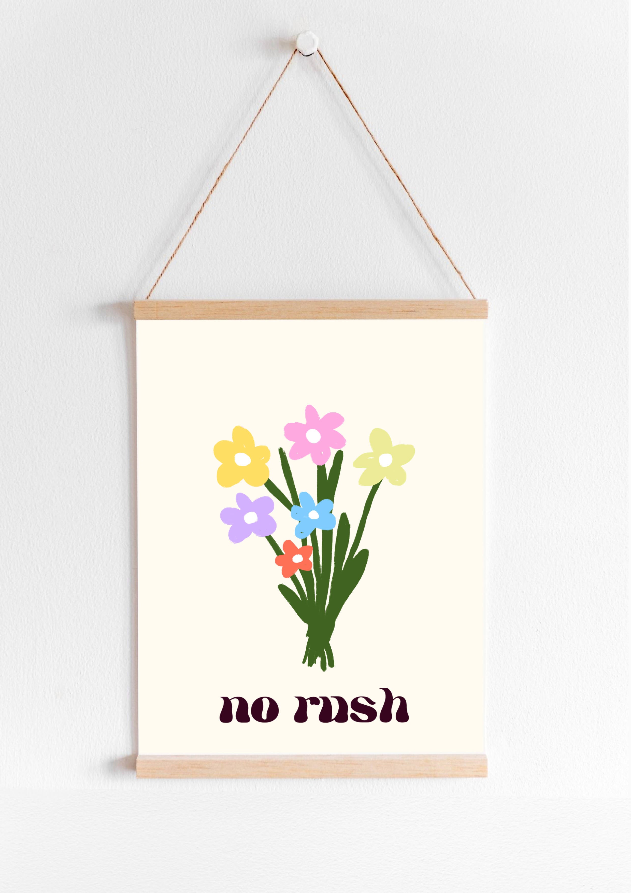 No Rush Print A5