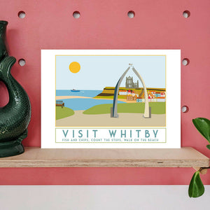 Visit Whitby Travel Poster
