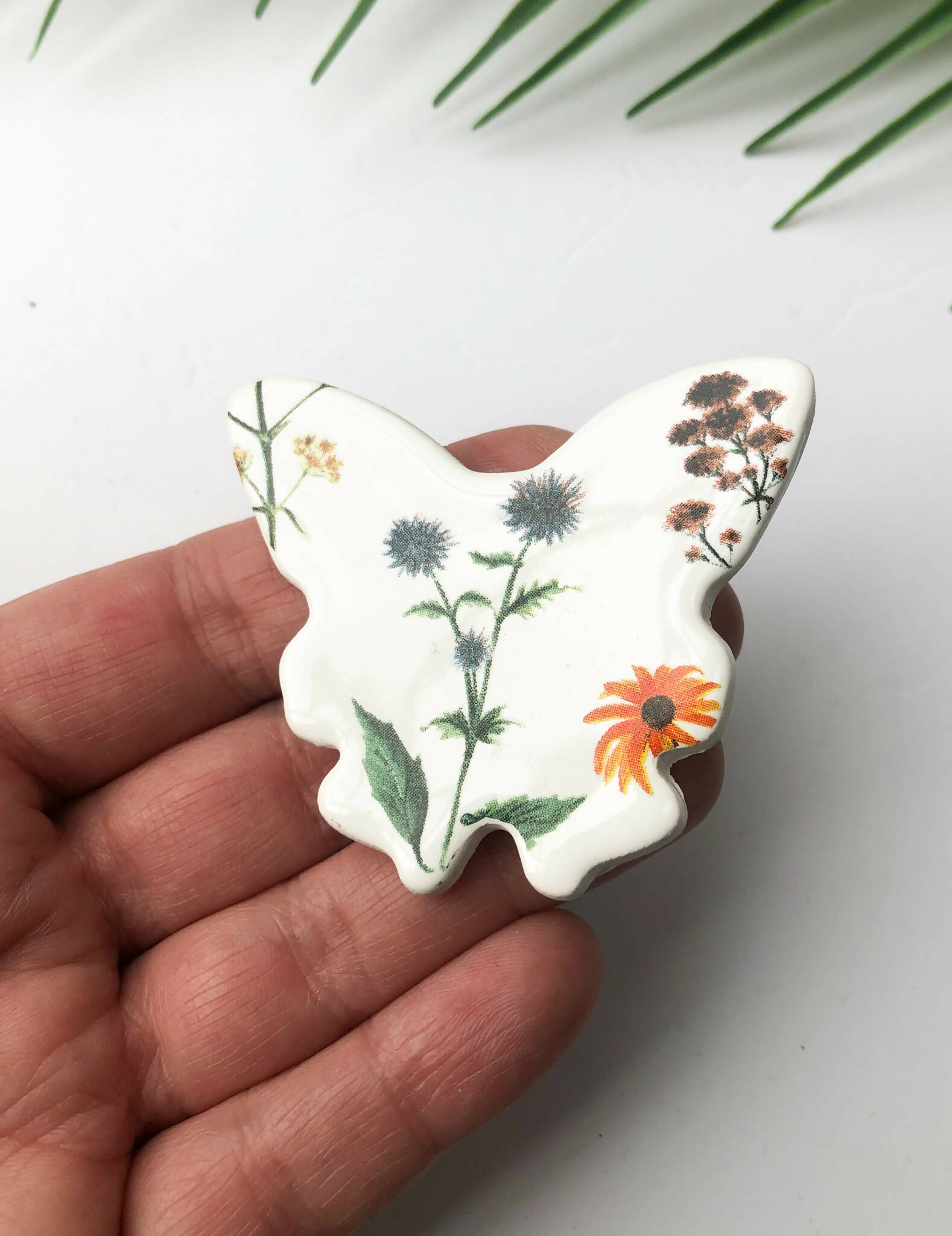 Unique Butterfly Brooch | Wild Flower Design | Art & Soul