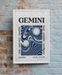 Gemini Zodiac Horoscope Star Sign Psychedelic - POSTCARD