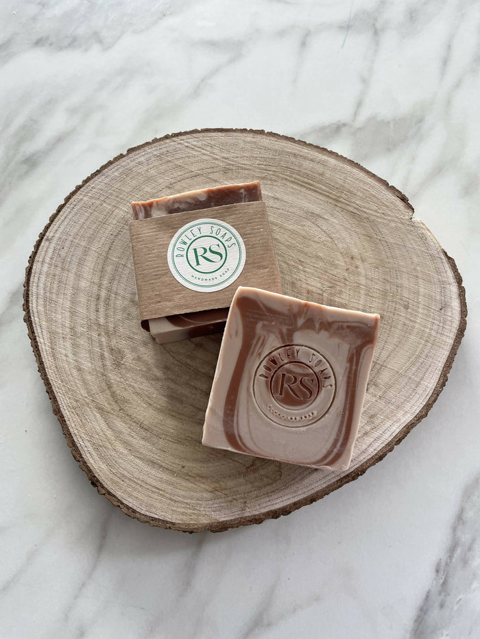 Library Scent and Red Clay - Cold processed soap bar