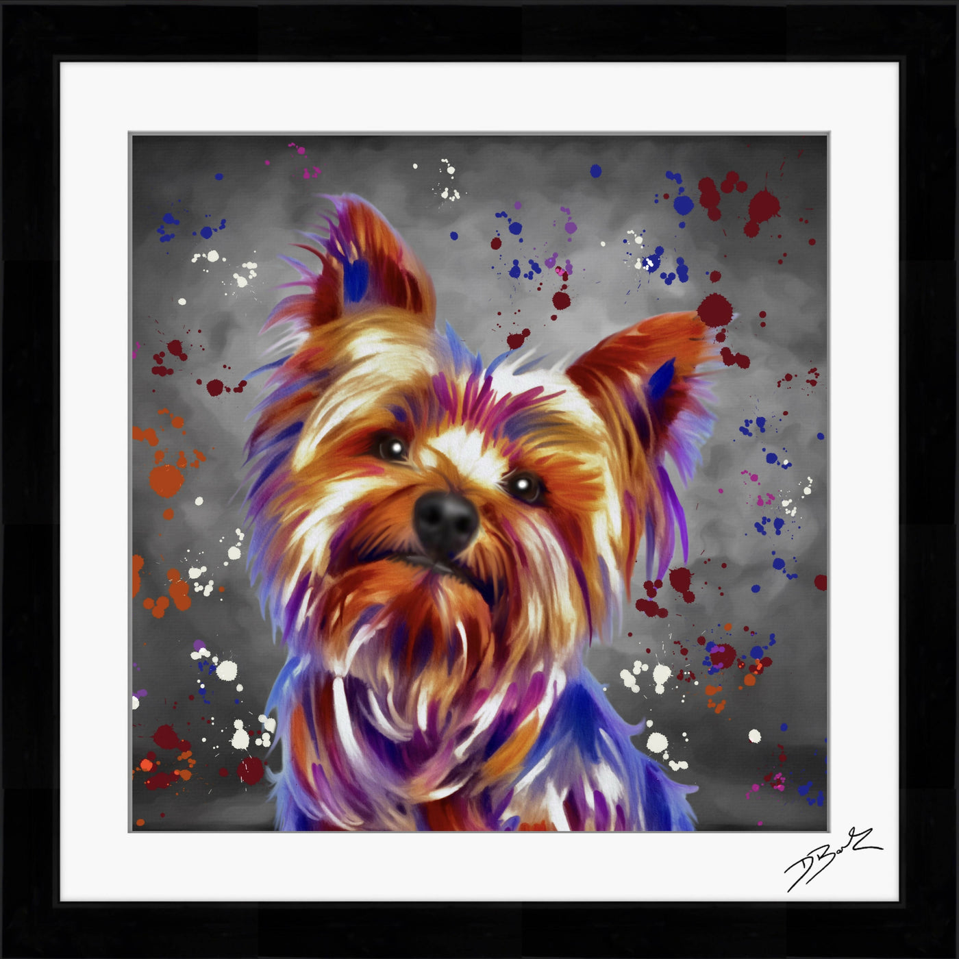 Yorkie artwork hot sale