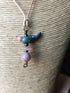 Lampwork Glass treasure bird necklace lkr50