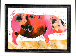 Framed Animal Ink Fine Art Giclee Prints 594mm x 420mm