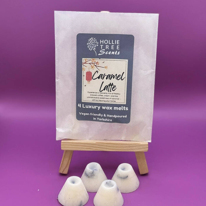 Caramel Latte wax melts 4 pack