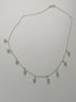 18" Gemstone Beaded Sterling Silver Necklace - Handmade