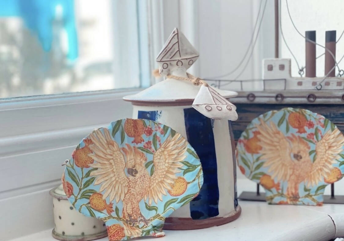 Parrot Scallop | Handcrafted Shell Décor | Art & Soul