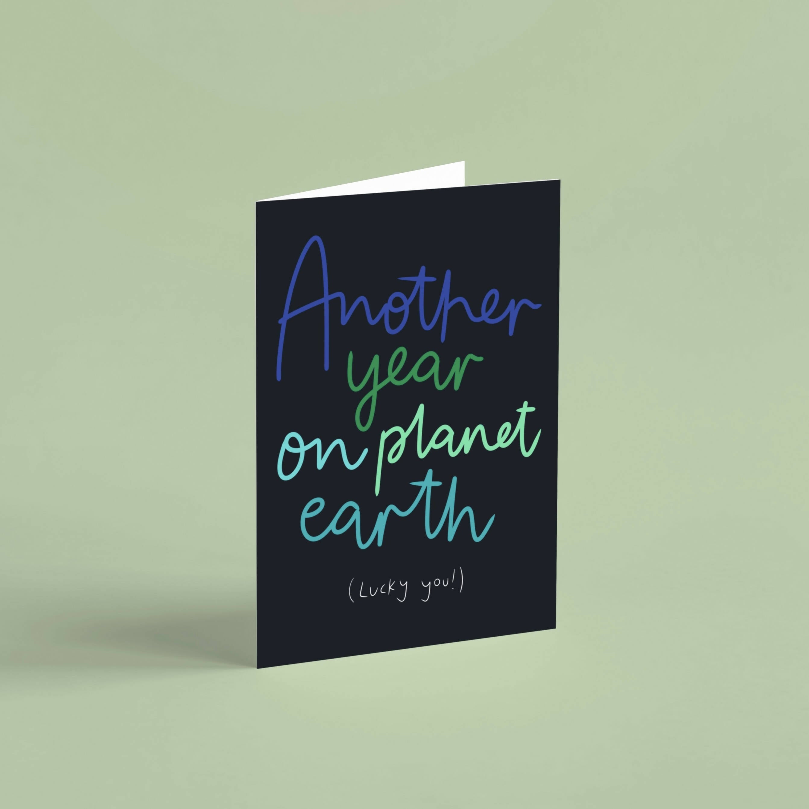 Another Year On Planet Earth Card