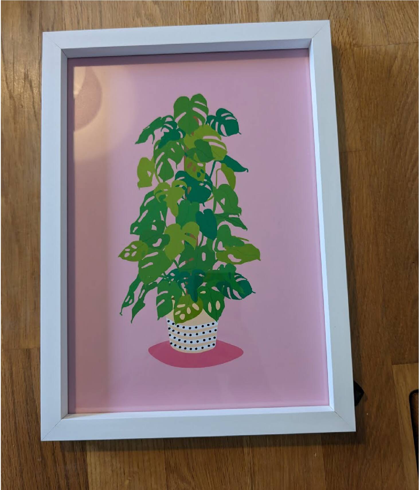 A4 Framed Monstera