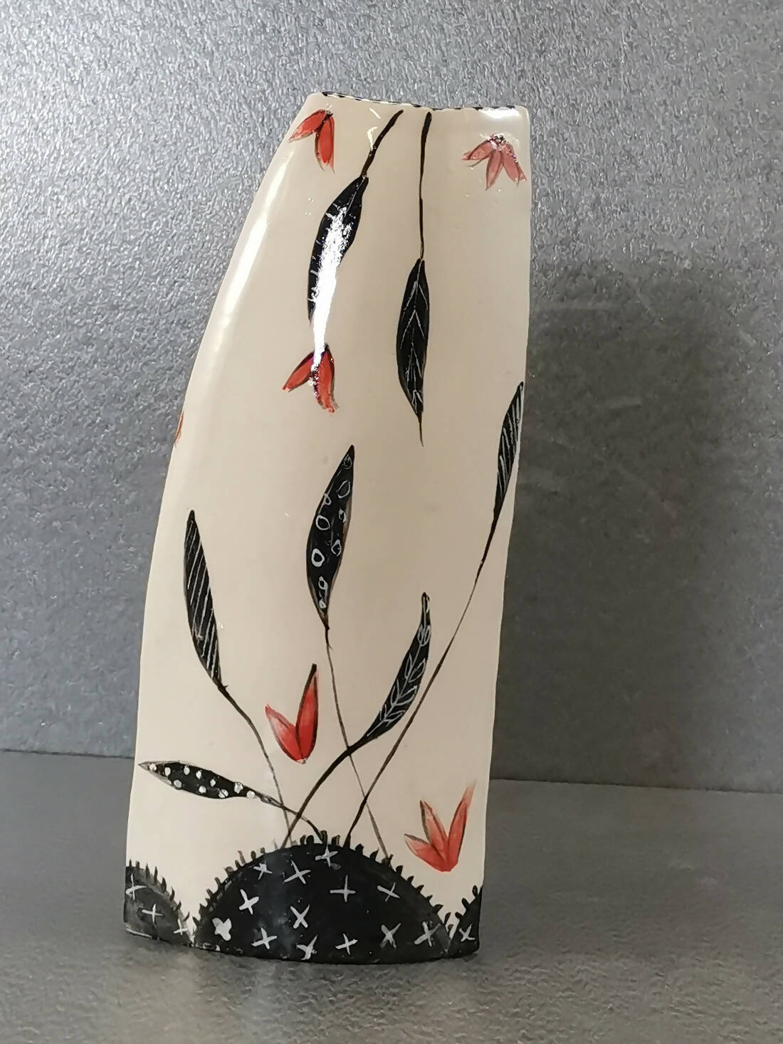 Falling Flutterbys Vase