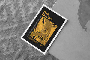 Hull City - Inspired PSYCHEDELIC design - Art Print - Black