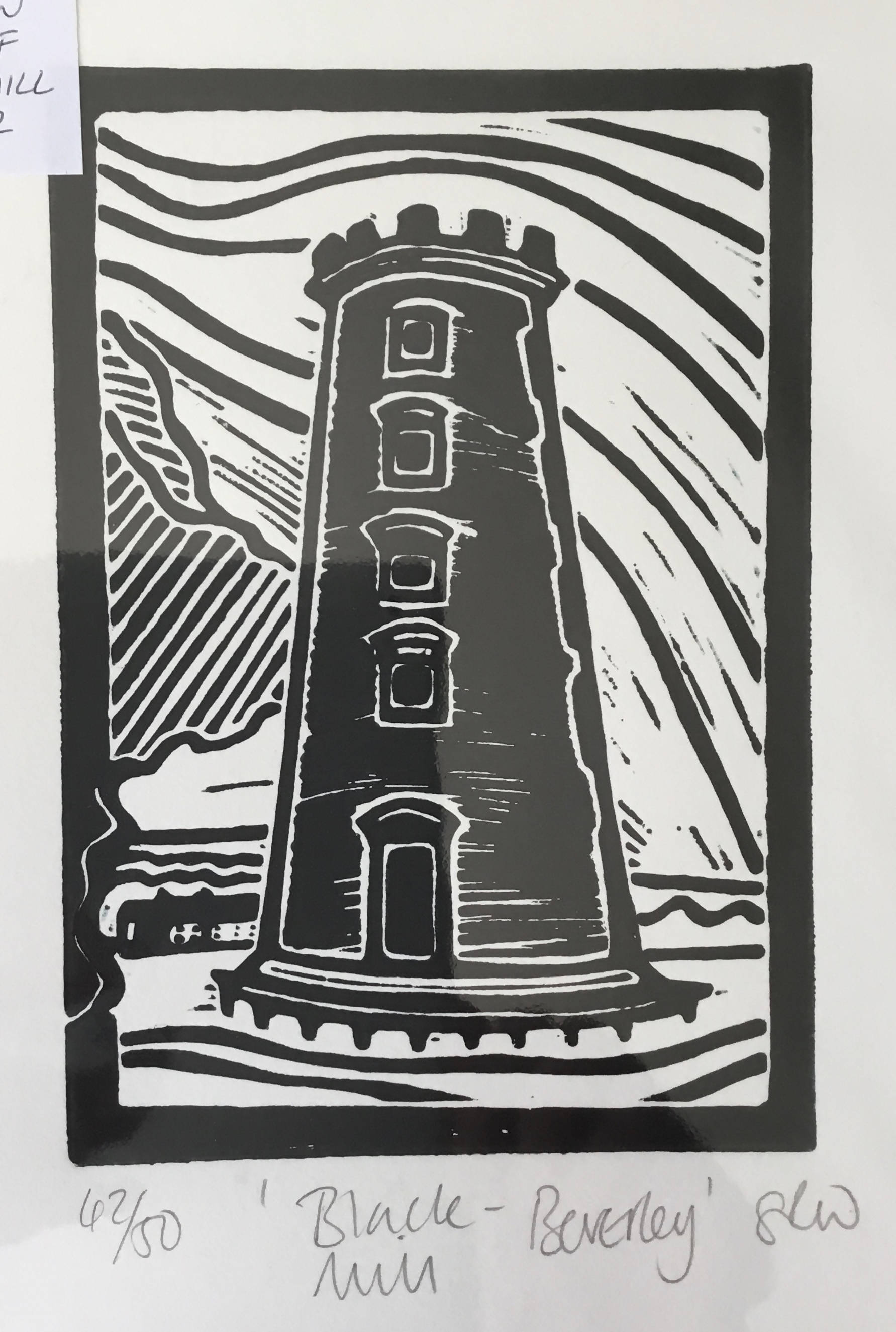 Unframed Limited Edition Lino Cut Prints - 3