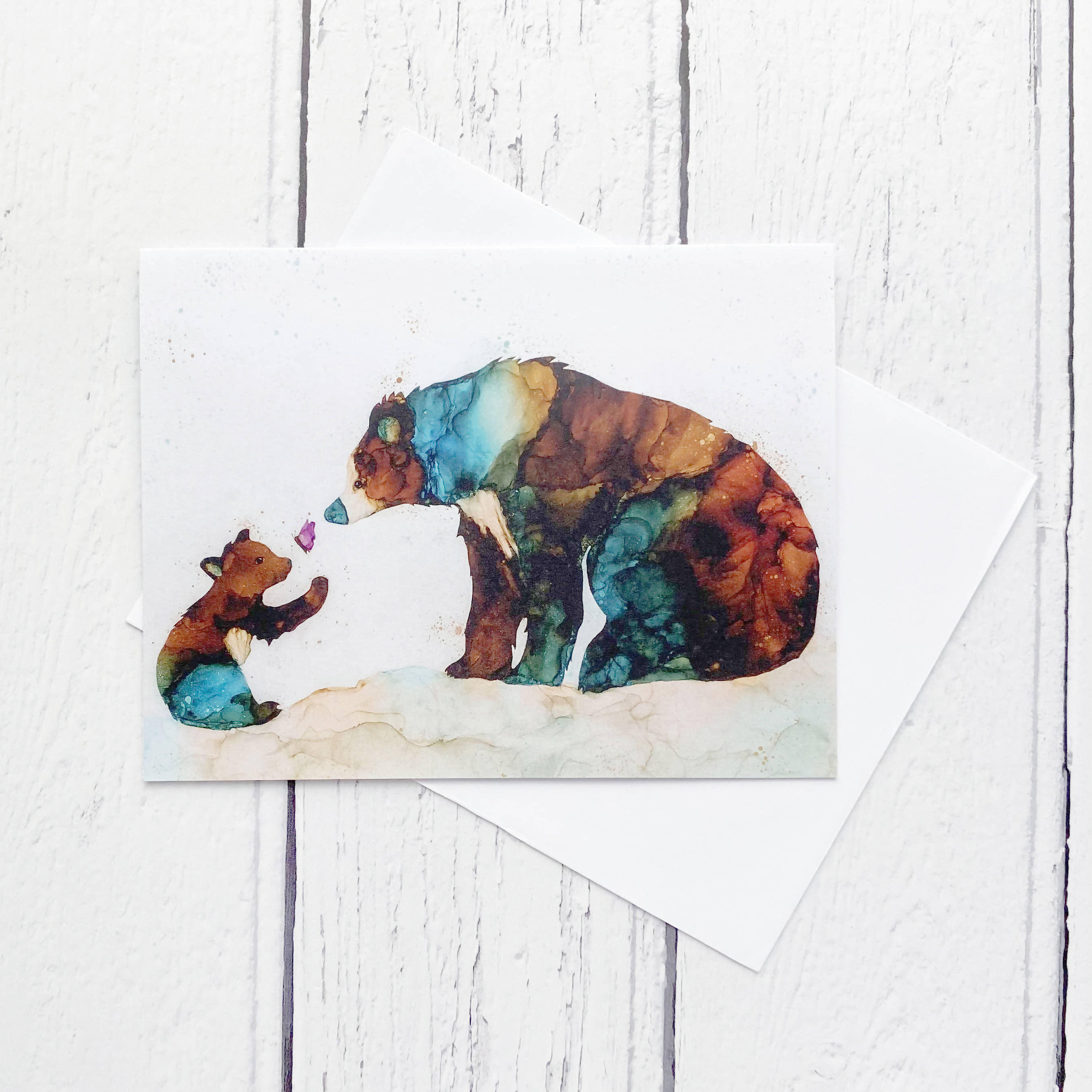 Animal Ink Greetings Card