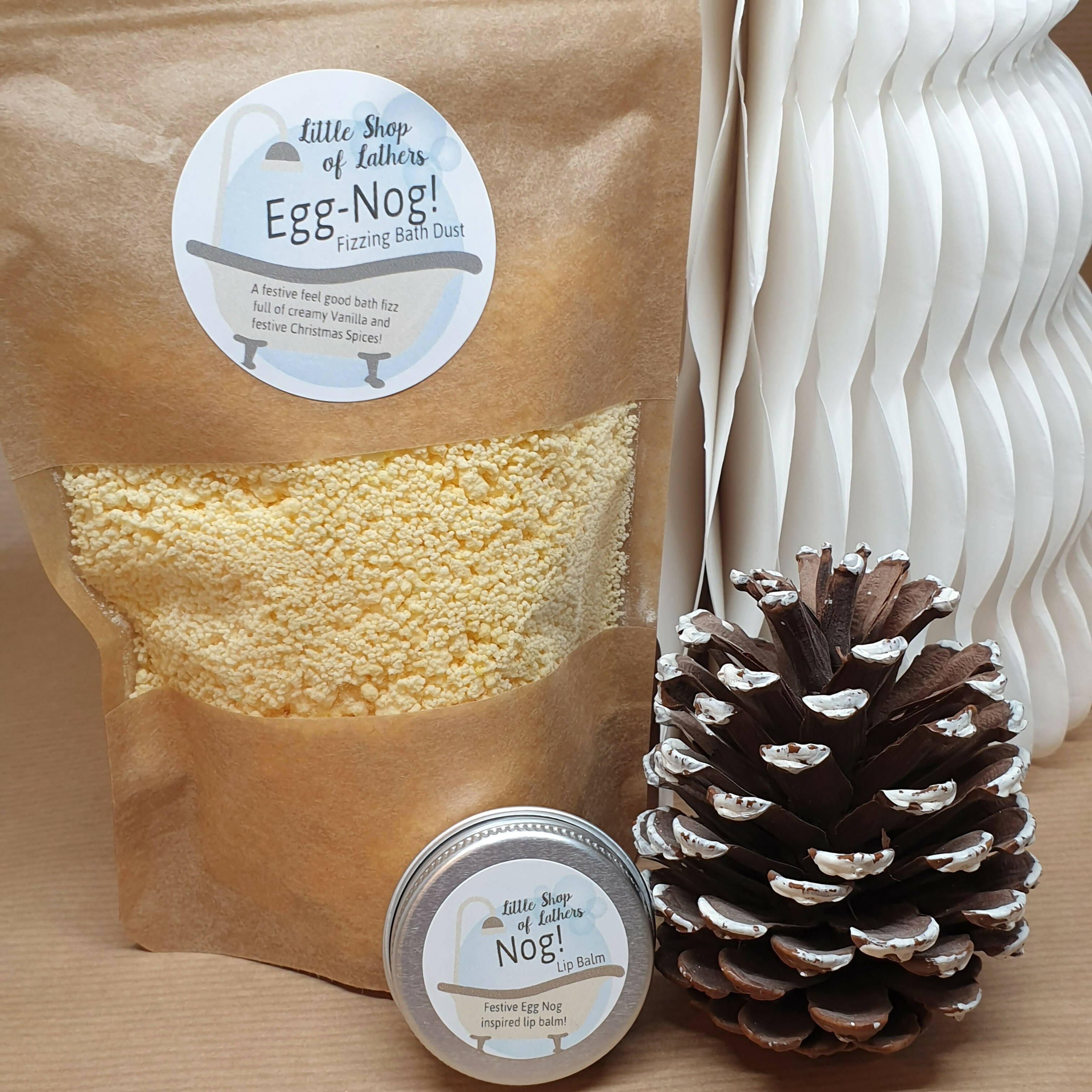 Egg Nog Fizzing Bath Dust