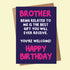 Birthday Greetings Card - Various Designs