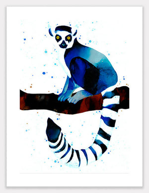 Lemur (Gasgar) Print