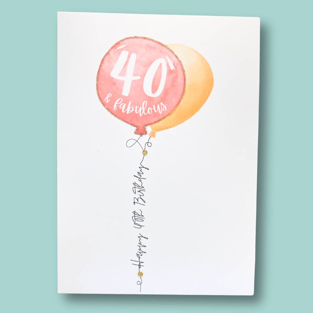 Milestone Happy Birthday card