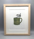 Wren Cup ( 13/15) Limited Edition Dry Point Print with Chine Colle Applied Vintage Music