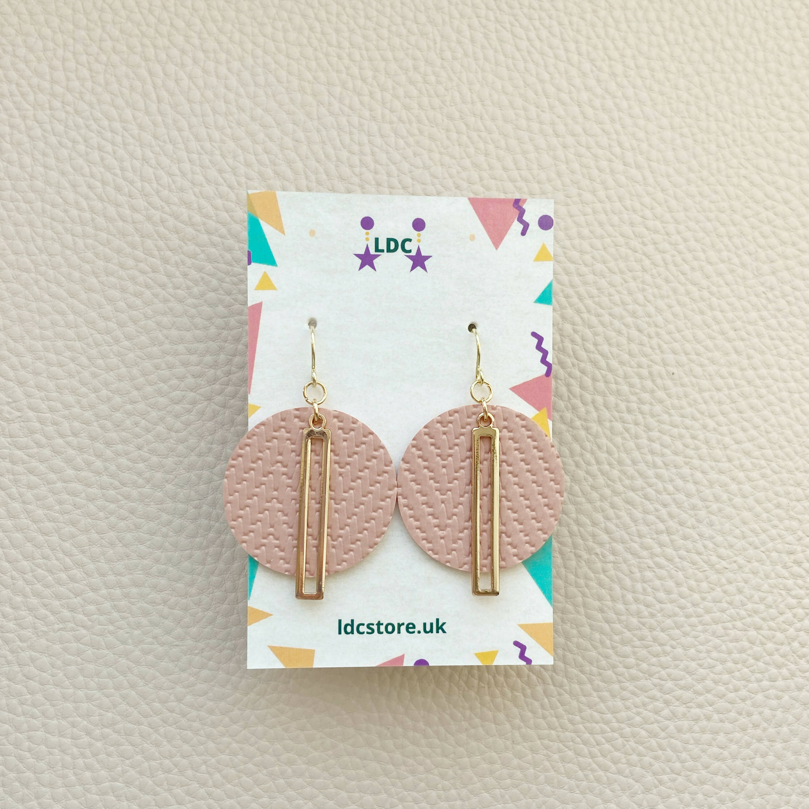 Pink Lantern Earrings