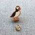 Puffin Wooden Pin Badge