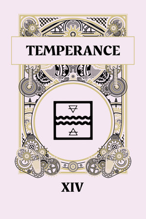 Tarot - Temperance Postcard