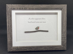 A Robin appears- Small (light frame)