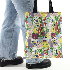 Spring floral Print Tote Bag