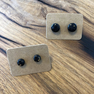Polymer clay stud earring collection: small