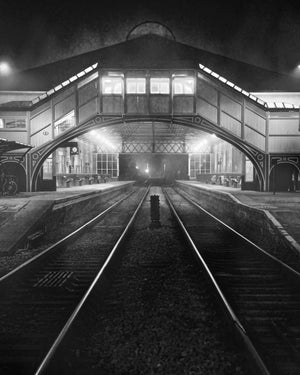 Beverley's iconic railway station - Black and White