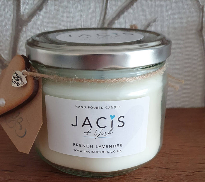 Jacis of York: French Lavender scented candle 250ML
