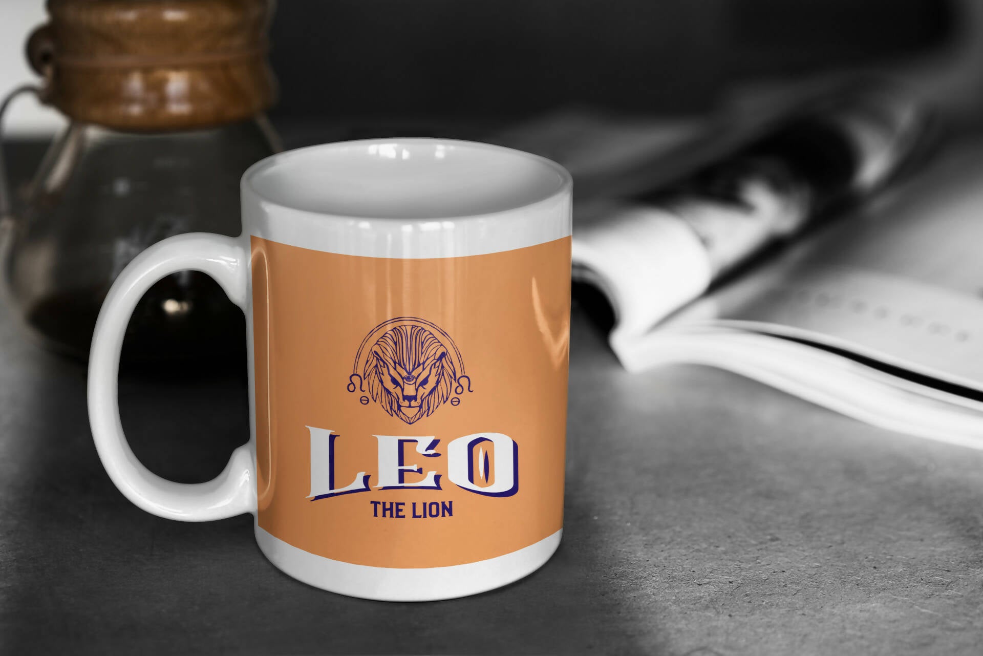 Leo 11oz Colourful Mug
